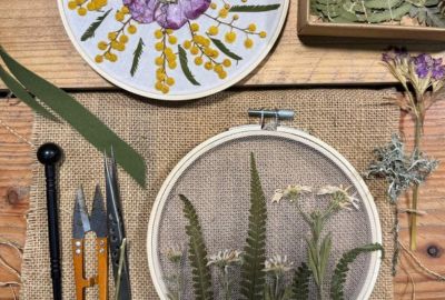 Team building arte floral al aire libre